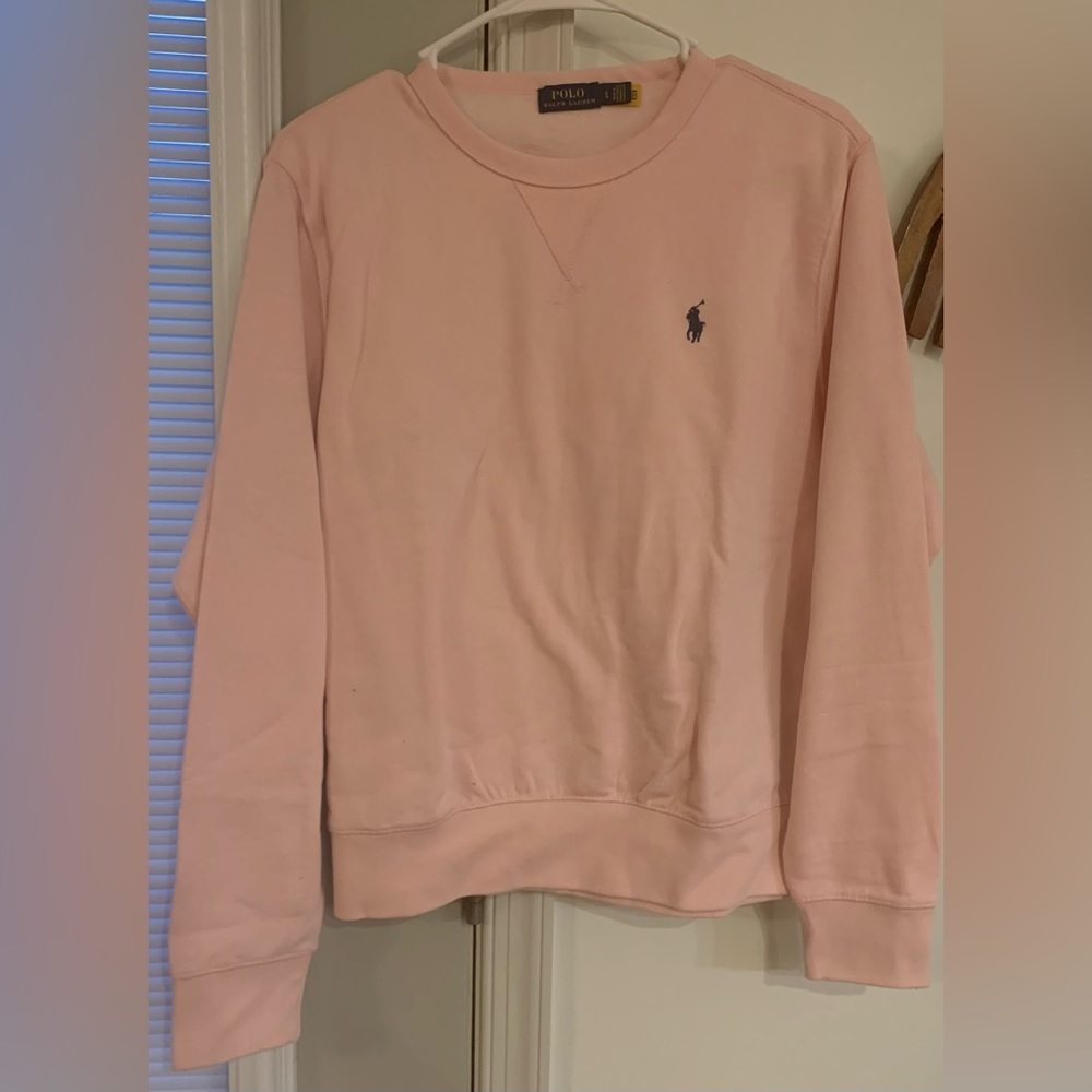 Ralph Lauren Pink Fleece Sweatshirt